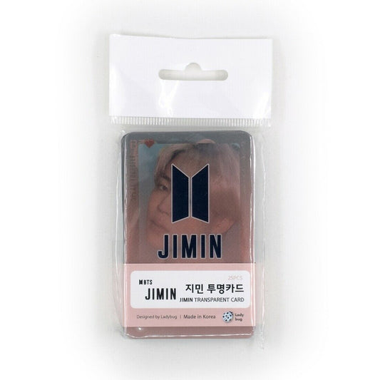 KPOP Goods Bangtan Boys Photocard BTS Jimin Transparent Photo Cards Set 25pcs