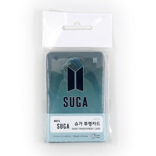 KPOP Goods Bangtan Boys Photocard BTS Suga Transparent Photo Cards Set 25pcs