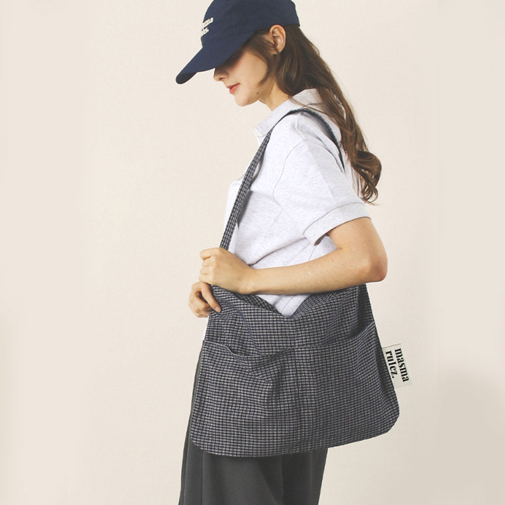 Masmarulez Rabbit Eco Bag – Lightweight 100% Cotton Navy