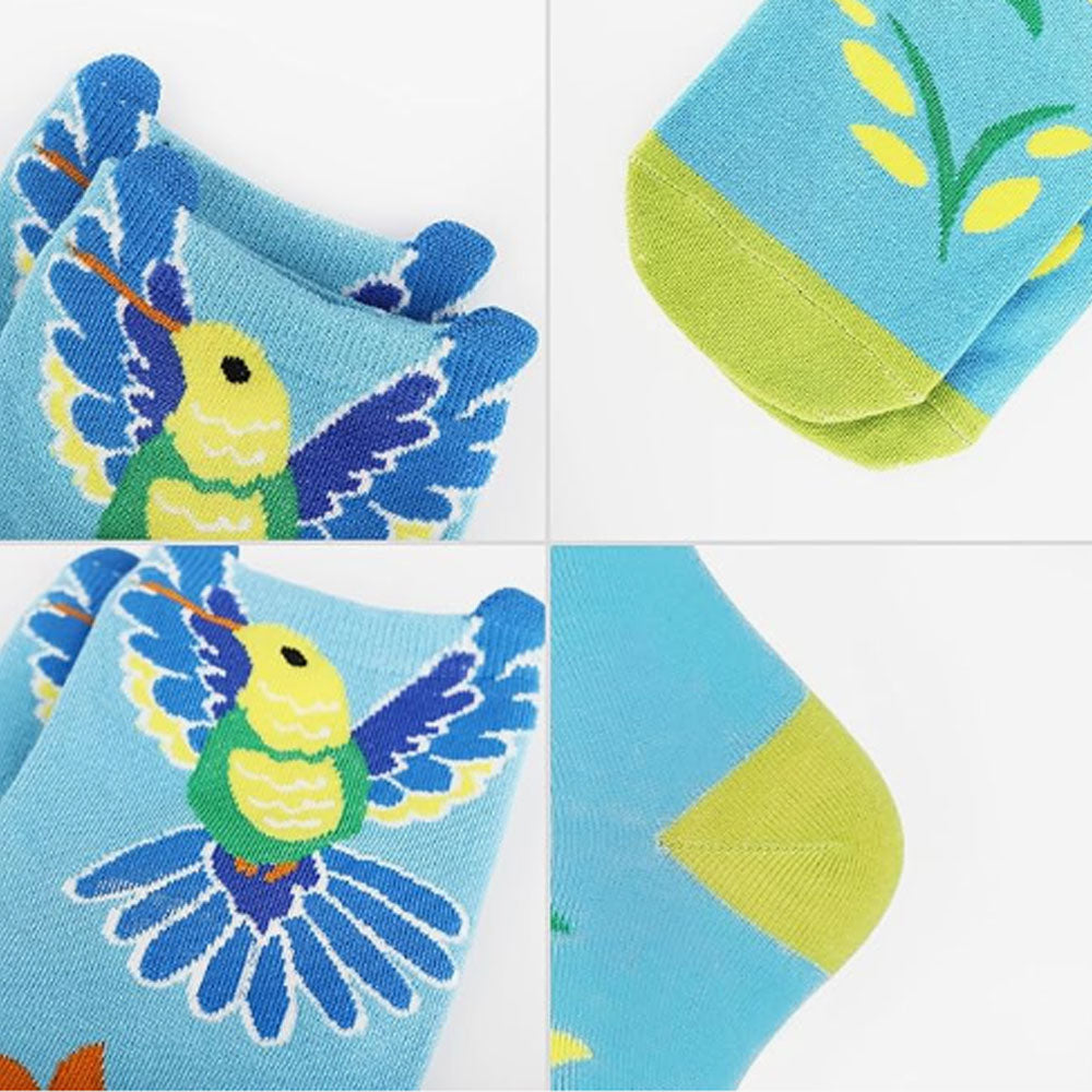 Women's Hummingbird Socks Gifts Cute Animal Socks Gifts for Women 5pairs