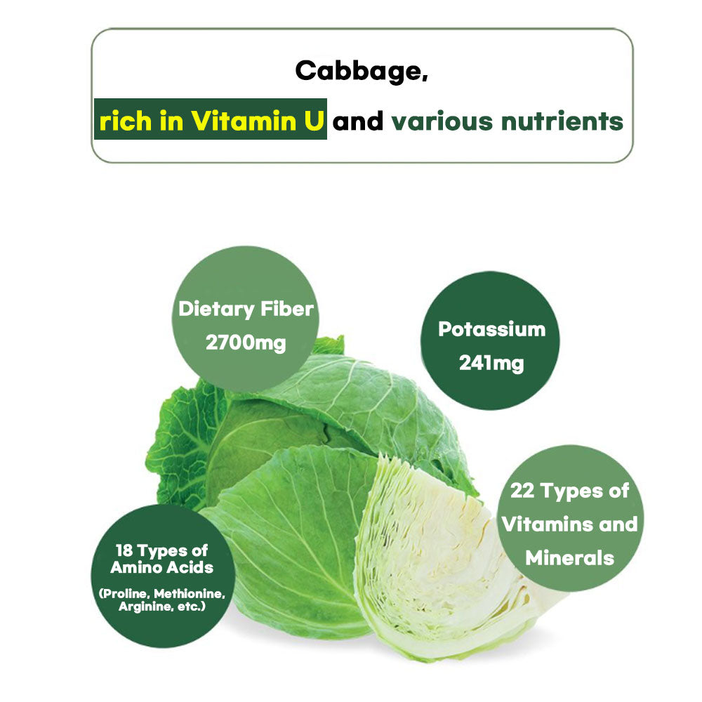 Chunho Ncare Korean Cabbage Juice Concentrate, 100% Pesticide-Free Korean Cabbage, No Water Added, NFC Cold Pressed, Easy-Cut Liquid Stick Pouch, HACCP Certified (15ml × 30sticks)