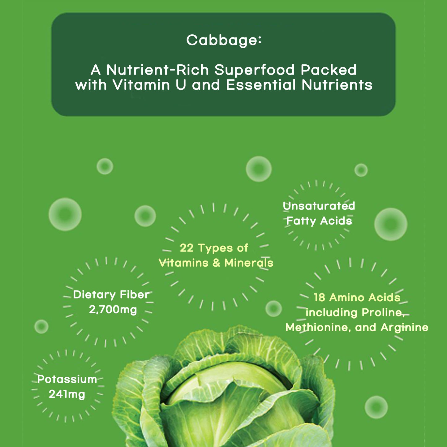 Pesticide-Free Cabbage Cabbage Juice 70ml * 30ea