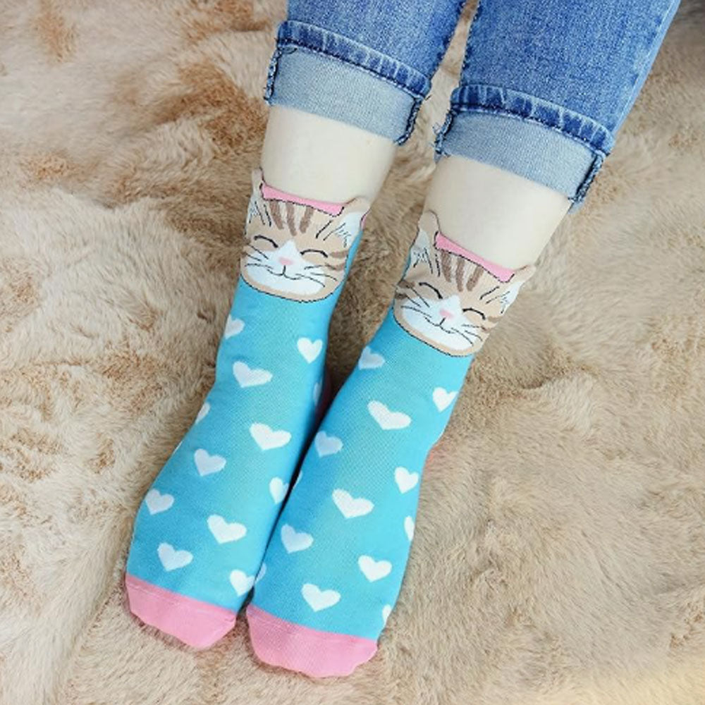 Women's Cat Socks Cat Gifts Cute Animal Socks Gifts for Women