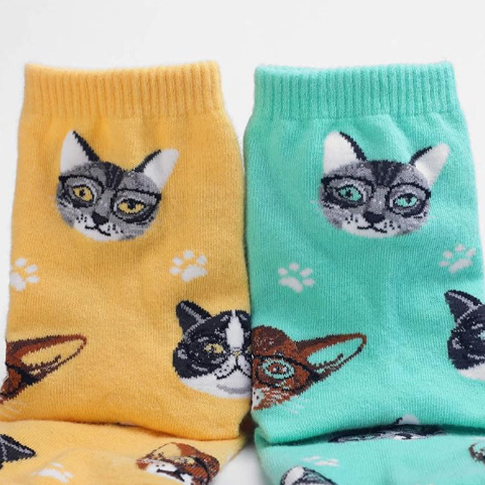 Women's Cat Socks Cat Gifts Cute Animal Socks Gifts for Women