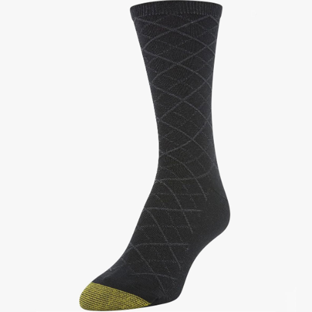 Women's Casual Texture Crew Socks, Multipairs /Black Diamond 6-pairs