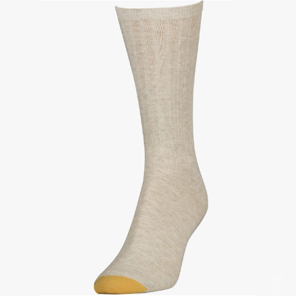 Women's Casual Texture Crew Socks, Multipairs /Brown Assorted (6-pairs)