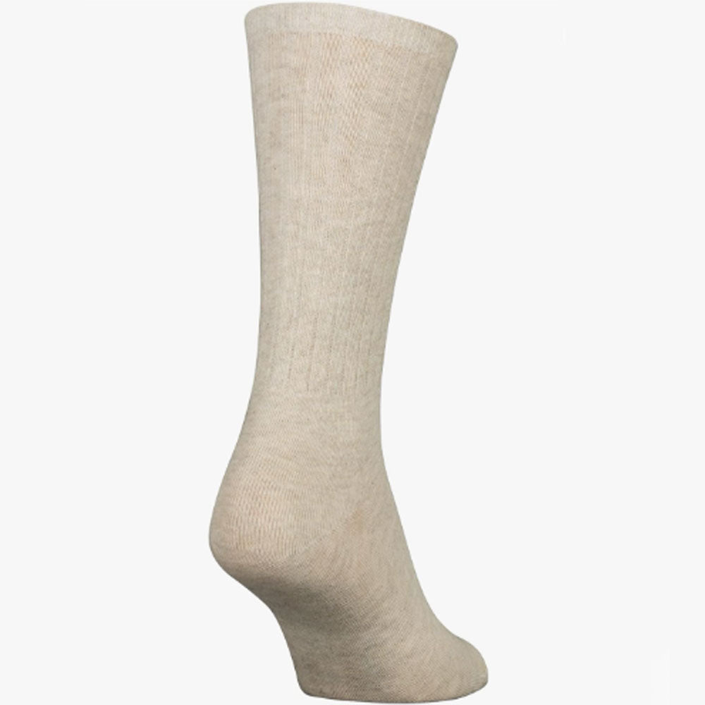 Women's Casual Texture Crew Socks, Multipairs /Brown Assorted (6-pairs)