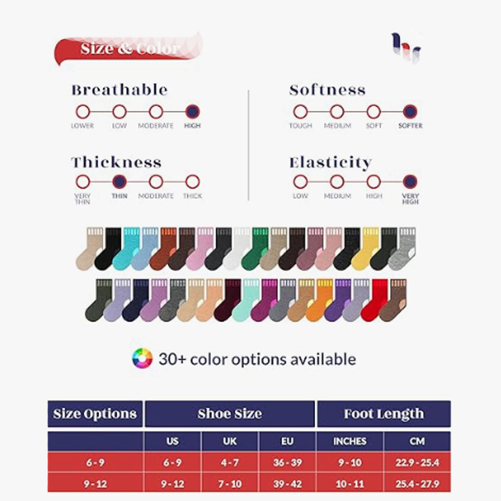Womens Bamboo Dress Socks, Extremely Soft, Thin, Crew Socks for Business Trouser Casual, Non-Binding, Beige 3 Pairs