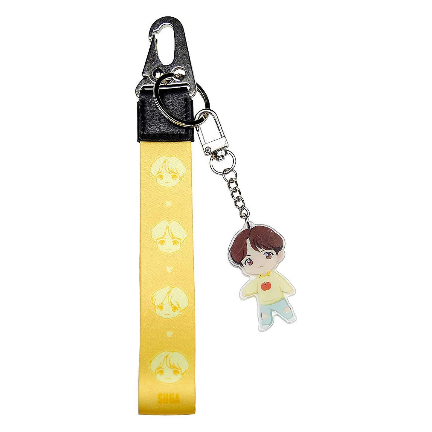 Authentic BTS Character Strap Keychain Bangtan Boys Backpack Medallion