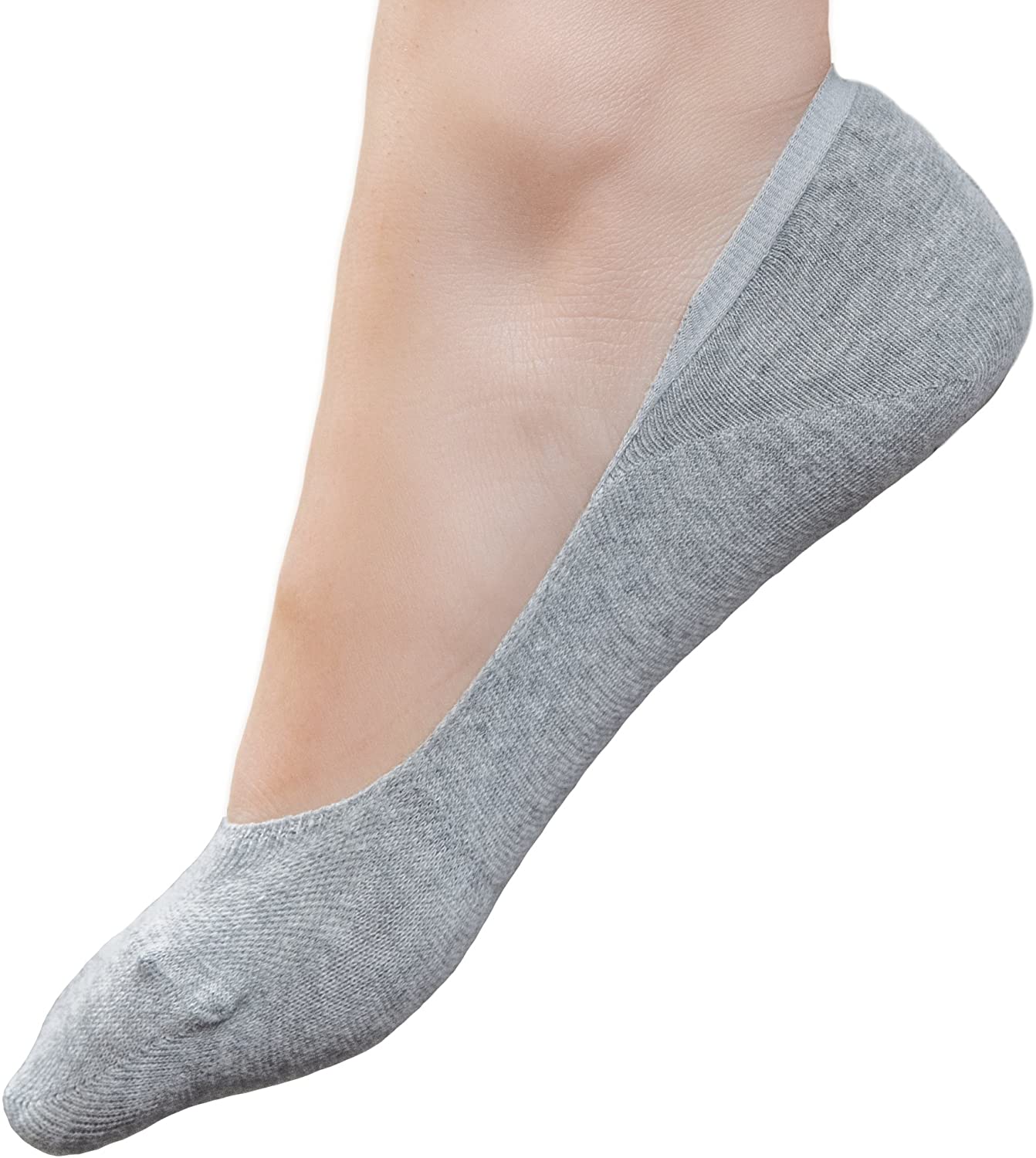 Sockstheway Womens Anti-Slip Socks, Low Cut Liner Socks, Medium, Set, 5 Pairs