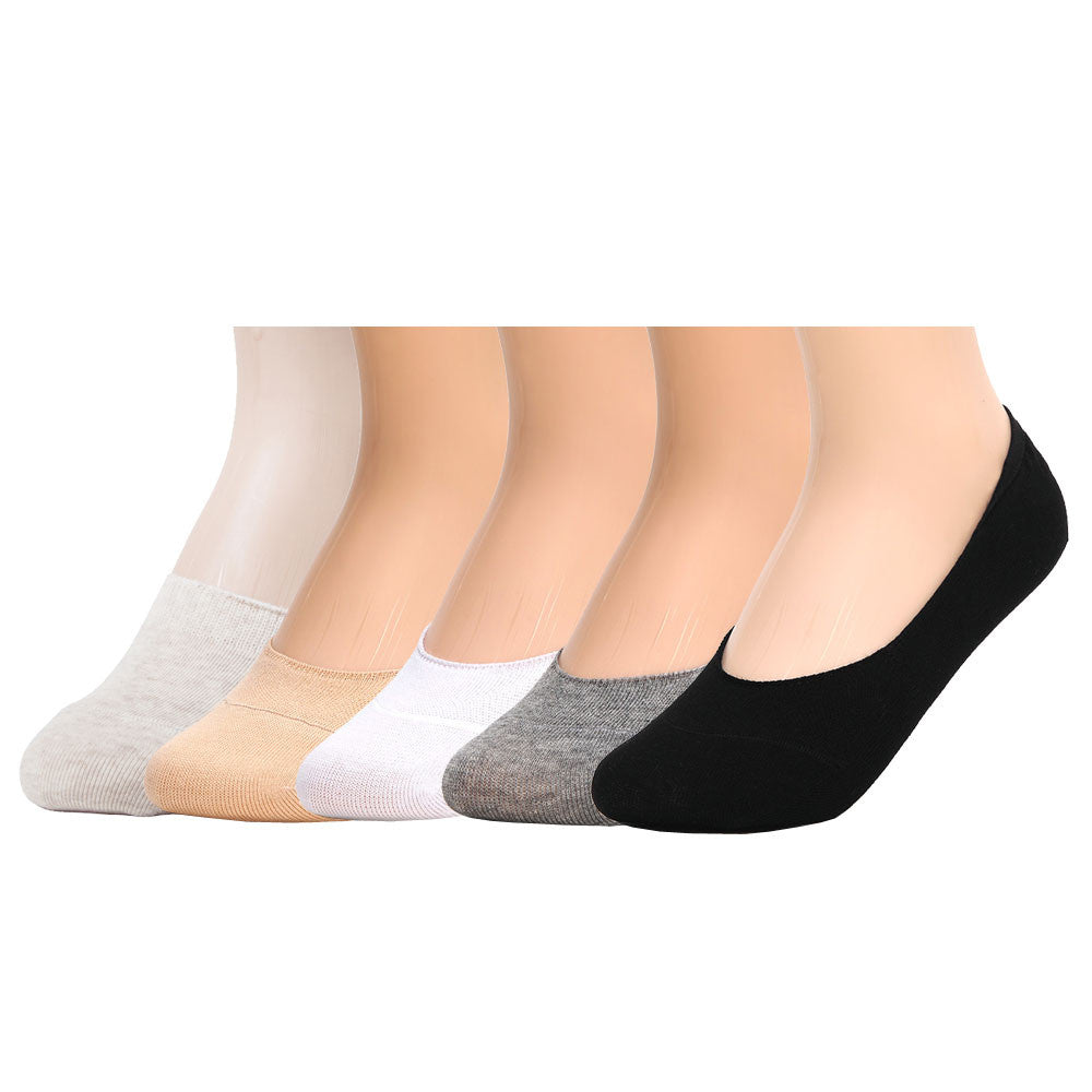 Womens Anti-Slip No Show Socks