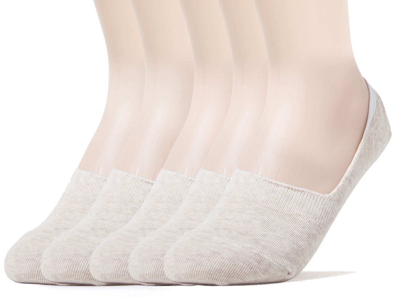 Womens Anti-Slip No Show Socks