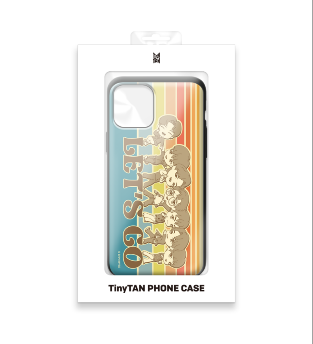 BTS Character TinyTAN iPhine 12 Pro Case Dynamite Card Slide Bumper