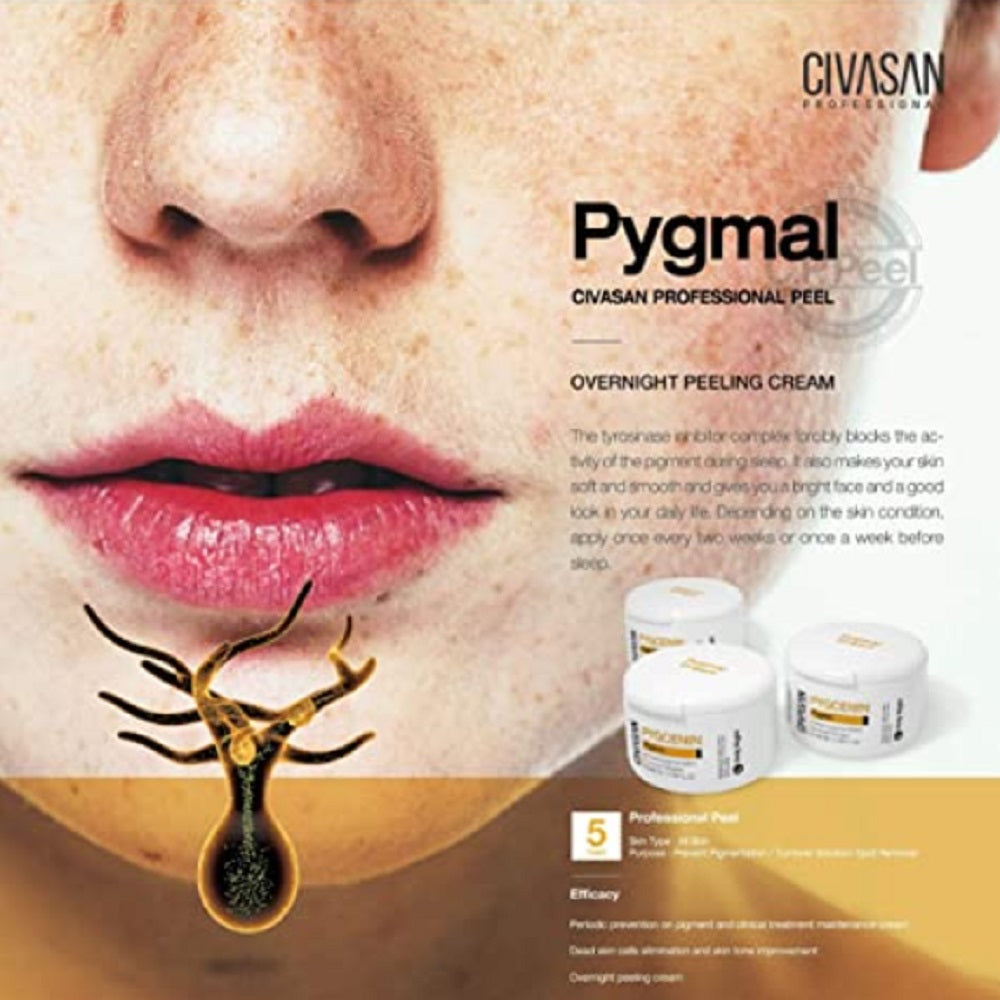Civasan Moisturizer Overnight Facial Peeling Recovery Cream 5EA in 1 Box