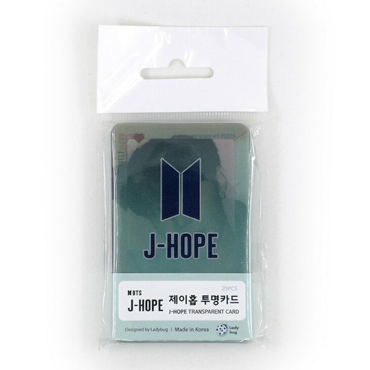 KPOP Goods Bangtan Boys Photocard BTS Jhope Transparent Photo Cards Set 25pcs
