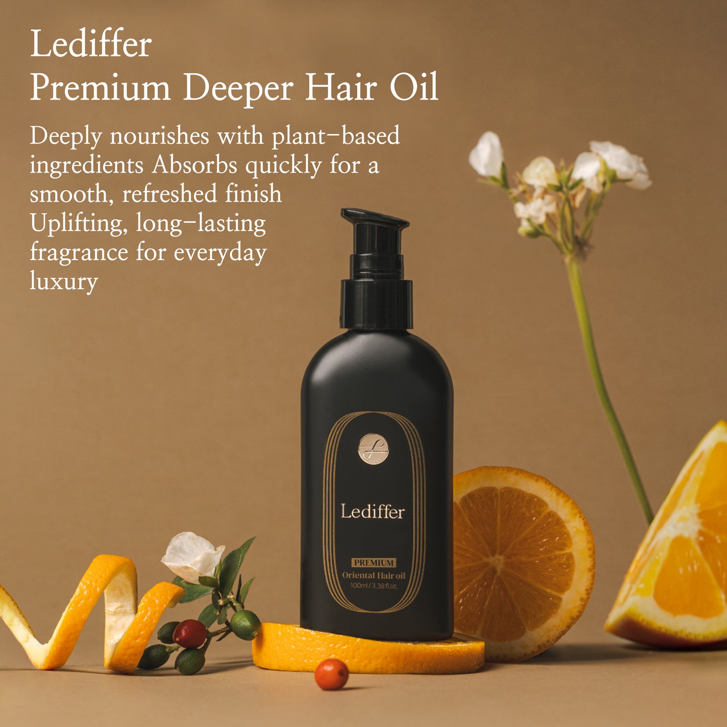 [Lediffer] Premium Deeper Hair Care Set | Shampoo(310ml)+Pack(150ml)+Oil(100ml)