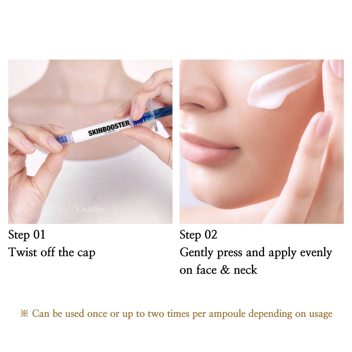 [Lediffer] Skinbooster Glutathione & Hyaluronic acid (3ml)