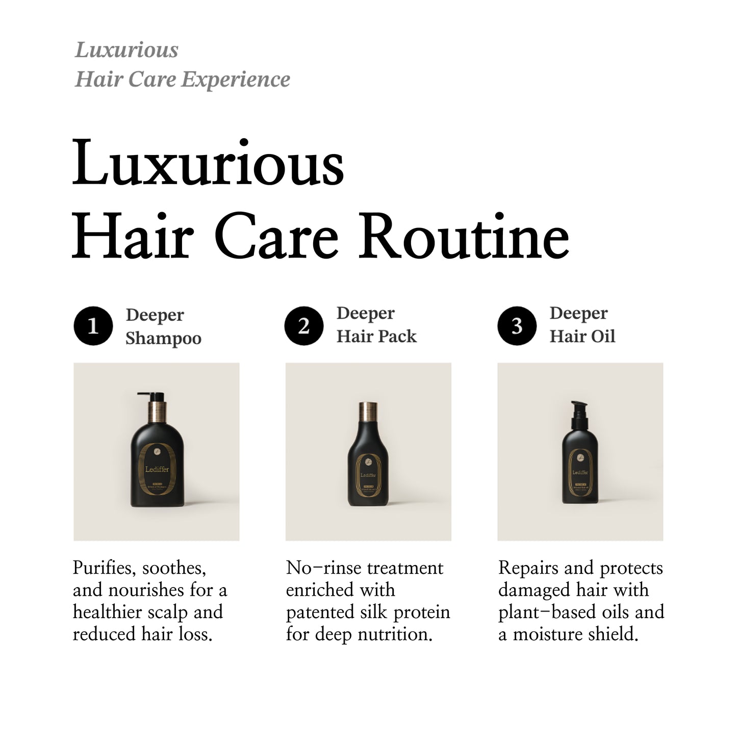 [Lediffer] Premium Deeper Shampoo (310ml)
