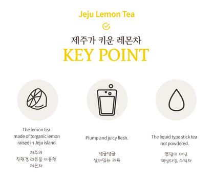 lemon tea Honey Citron Tea 375g Stick Honey Tea (25g x 15 packs) Liquid type Jeju Island Specialties