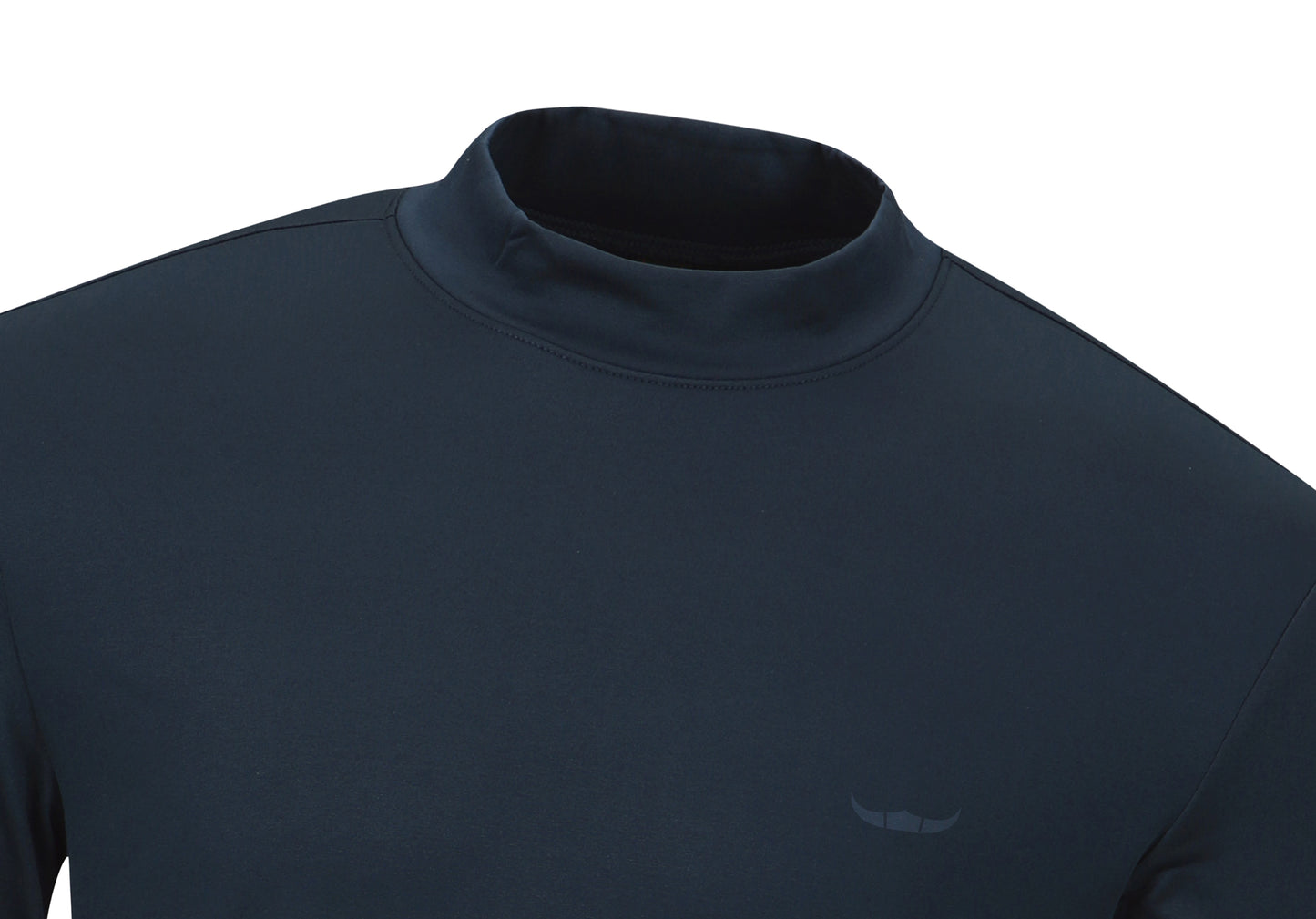 BFL Fleece-Lined Half Turtleneck Top