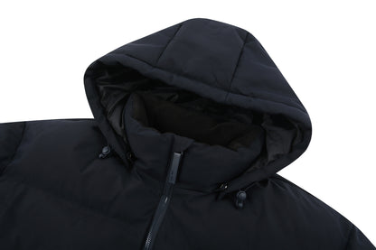 High Neck Hooded Padded Jacket