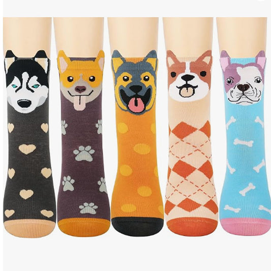 Women's Dog Socks Gifts Cute Animal Socks Gifts for Women