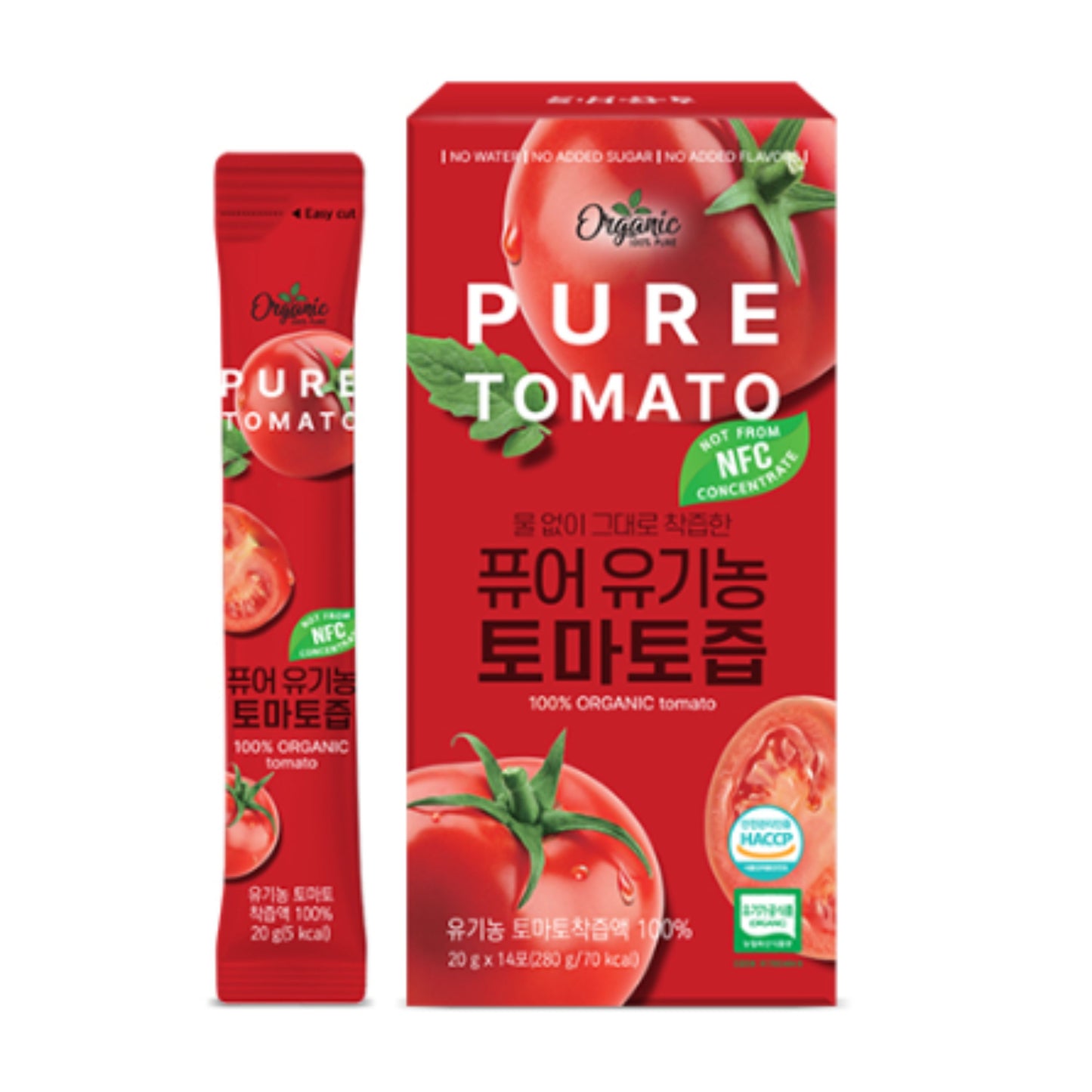Chunhoncare 100% Pure NFC Juice, Korean Certified Organic Tomato Juice