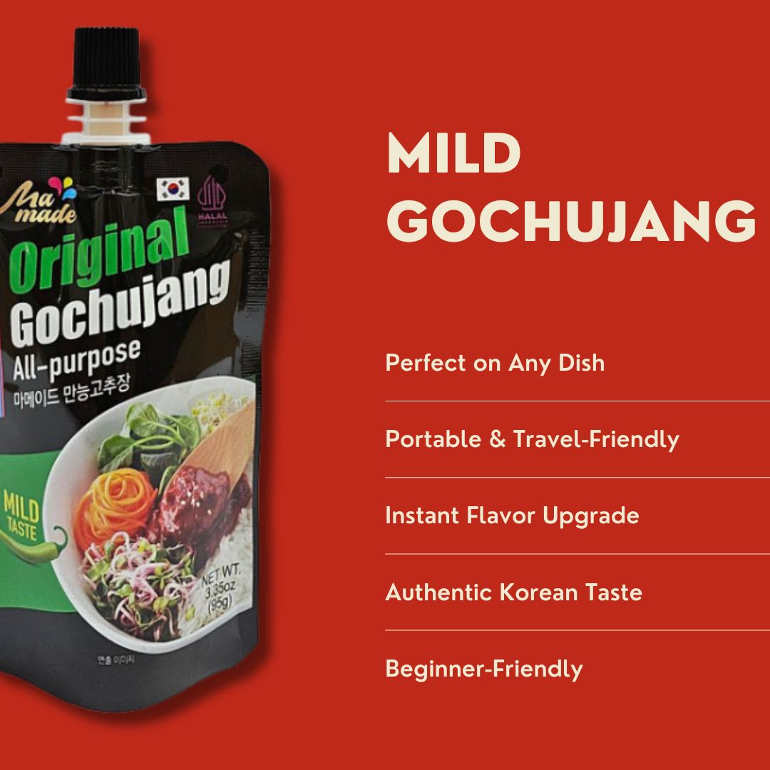 Korean Gochujang – All-Purpose Spicy Chili Paste | Honey / Mild / Hot