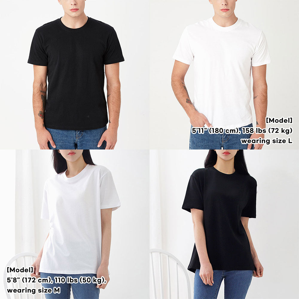 Timeless Unisex Premium Cotton T-Shirts - Perfect for Active & Casual Wear, 3-Pack