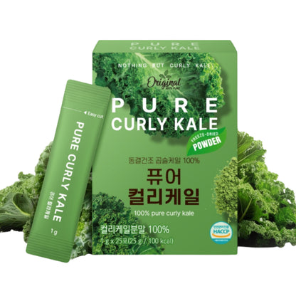 Share Chunhoncare 100% Pure Curly Kale Powder Stick packs – Freeze-Dried Kale