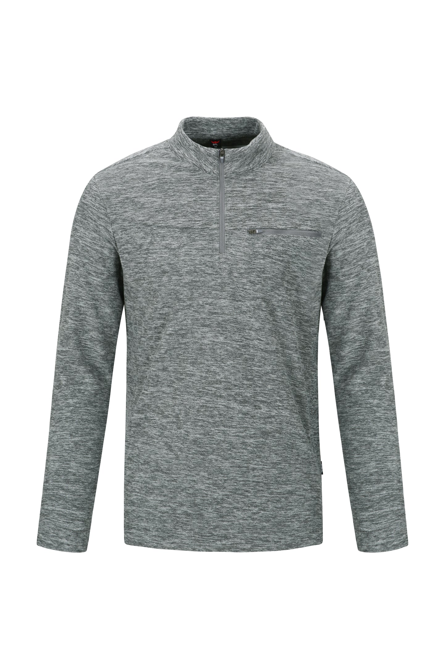 Double Fleece-Lined Zip-up T-shirt