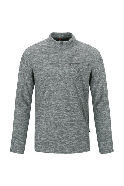 Double Fleece-Lined Zip-up T-shirt