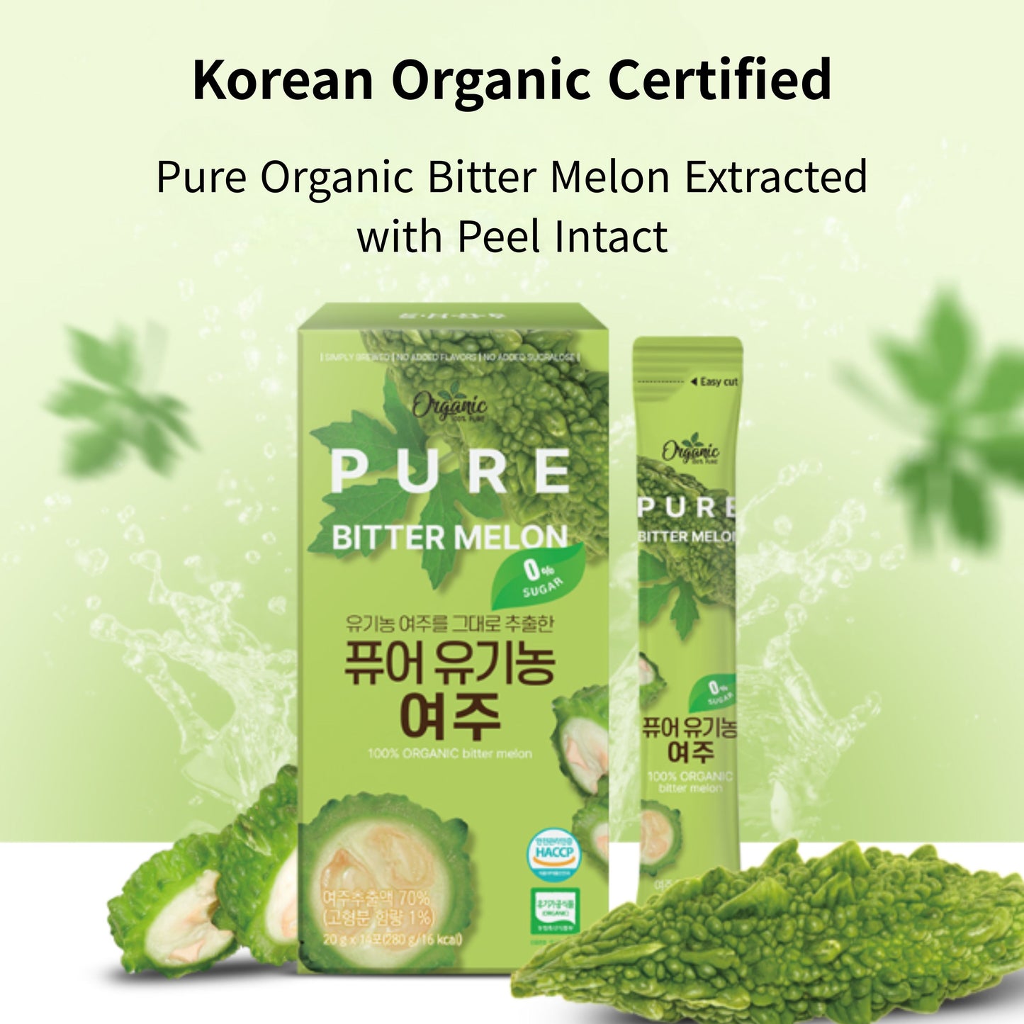 Chunhoncare Korean Bitter Melon Juice, Zero Sugar, Korean-Grown Bitter Melon