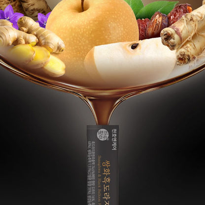 Chunho Ncare Korean Herbal Root Stick – Ssanghwa Black Balloon Flower Pear Ginger Extract | 100% Korean Ingredients, No Additives, 20ml x 30 Sticks