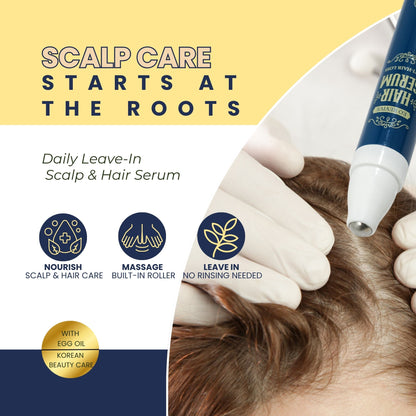 EO Egg Oil Revive Hair Serum, Leave-In Scalp & Hair Care, 50 ml