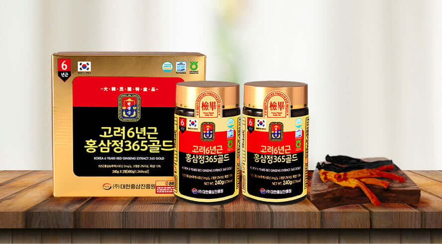 [Health 365] Goryeo 6-year-old red ginseng extract 365 gold x 2ea