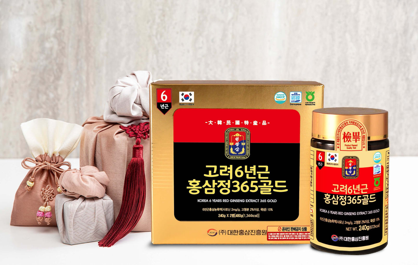 [Health 365] Goryeo 6-year-old red ginseng extract 365 gold x 2ea