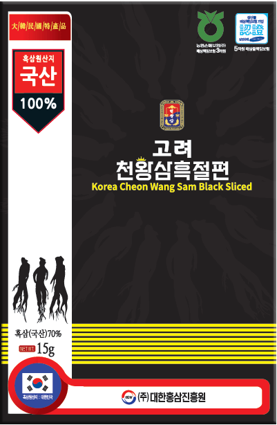 [Health 365] Korean Cheonwang Black Ginseng Slices 15gx10ea