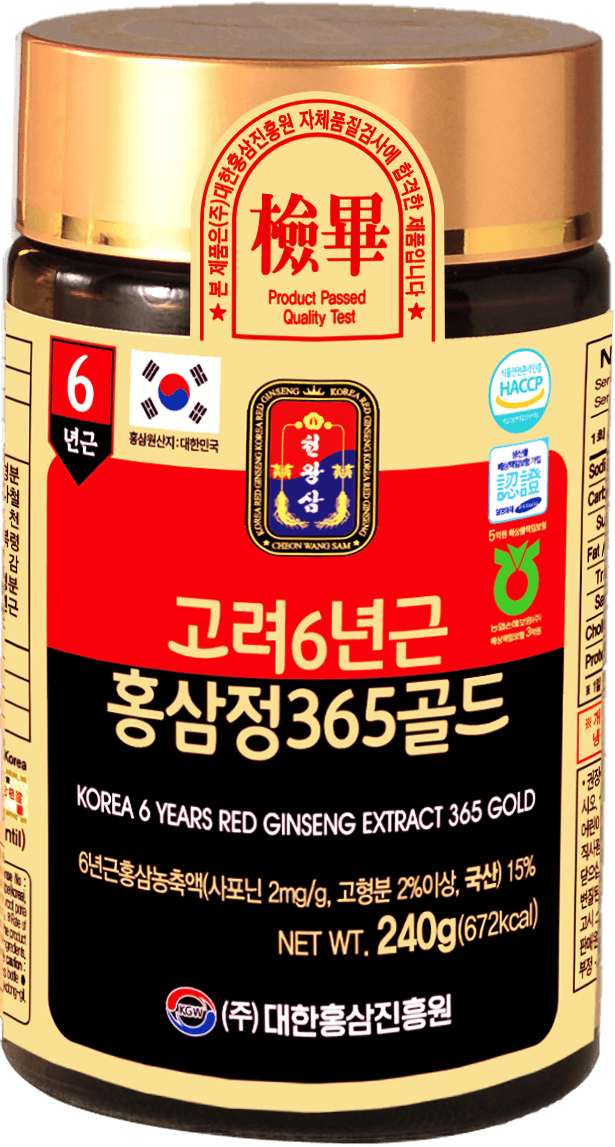 [Health 365] Goryeo 6-year-old red ginseng extract 365 gold x 2ea