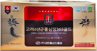 [Health 365] Goryeo 6-year-old red ginseng extract 365 gold x 4ea