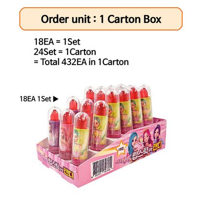 Secret Jouju Guardians of Star Lipstick Candy Children gifts Lipstick Candy1Set 18EA