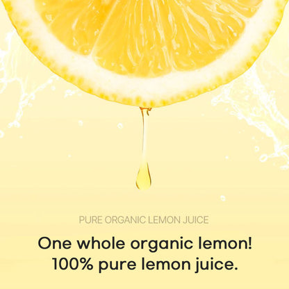 Chunho Ncare Korean Lemon Juice Concentrate, Organically Grown Spanish Lemons, NFC Cold Pressed, No Sugar Added, No Additives, Convenient Stick Pouch (20gx15sticks)