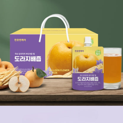 ChunhoNcare Korean Bellflower Root & Pear Juice with Zinc – 8-Ingredient Blend, Resealable Pouch