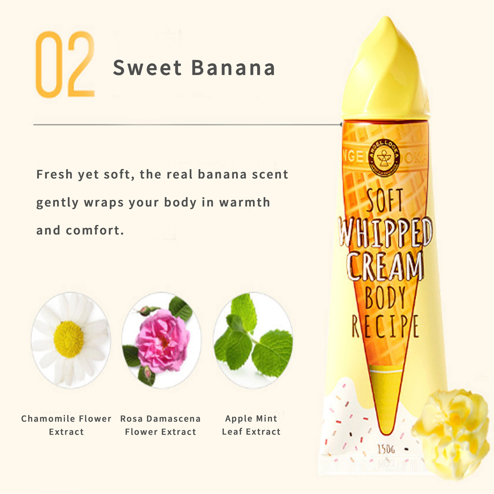 [Angellooka] Body Lotion highly moisturizing skin lotion _Sweet Banana