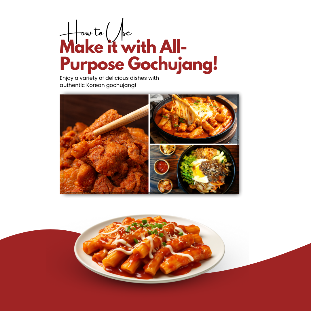 Korean Gochujang – All-Purpose Spicy Chili Paste | Honey / Mild / Hot