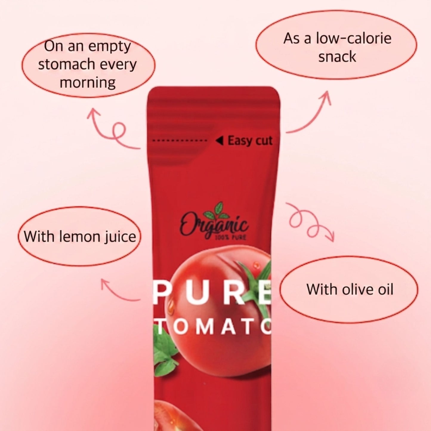Chunhoncare 100% Pure NFC Juice, Korean Certified Organic Tomato Juice