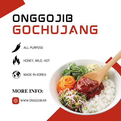 Korean Gochujang – All-Purpose Spicy Chili Paste | Honey / Mild / Hot