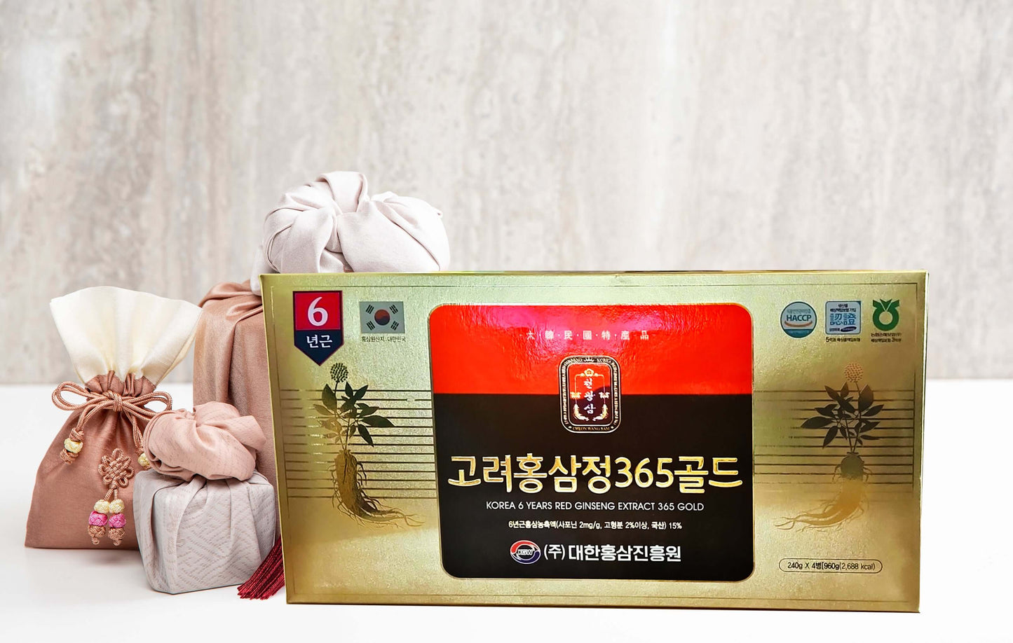 [Health 365] Goryeo 6-year-old red ginseng extract 365 gold x 4ea