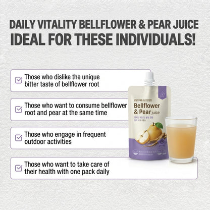 ChunhoNcare Korean Bellflower Root & Pear Juice with Zinc – 8-Ingredient Blend, Resealable Pouch