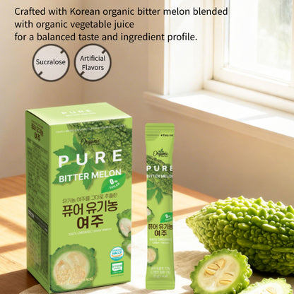 Chunhoncare Korean Bitter Melon Juice, Zero Sugar, Korean-Grown Bitter Melon